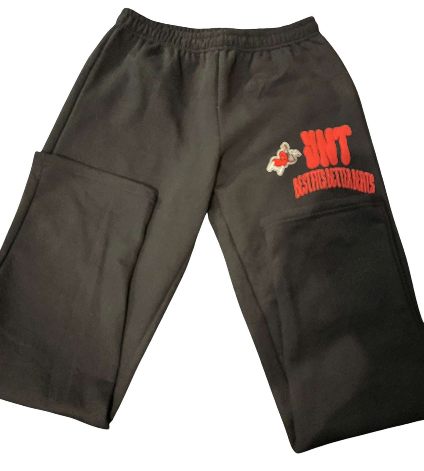 Open bottom sweatpants