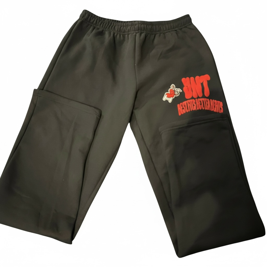Open bottom sweatpants